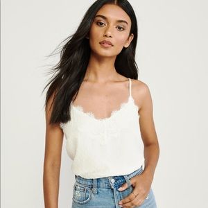 Abercrombie & Fitch Lace Clip Dot Cami M